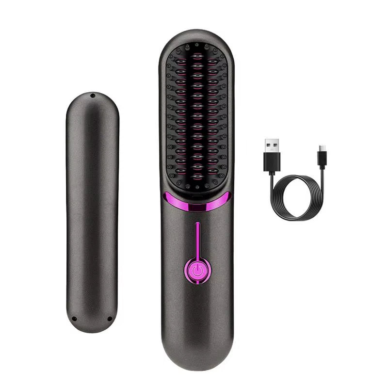Portable Straightening Brush 