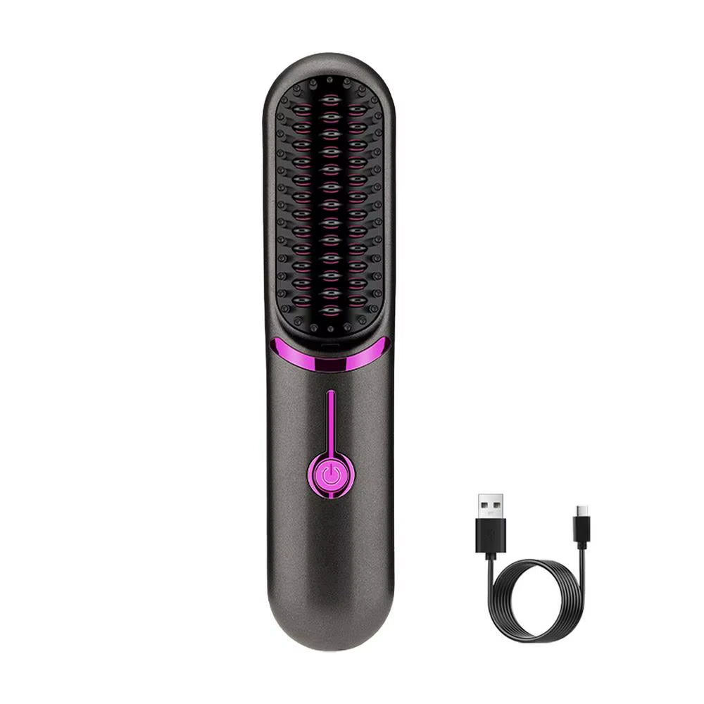 Portable Straightening Brush 